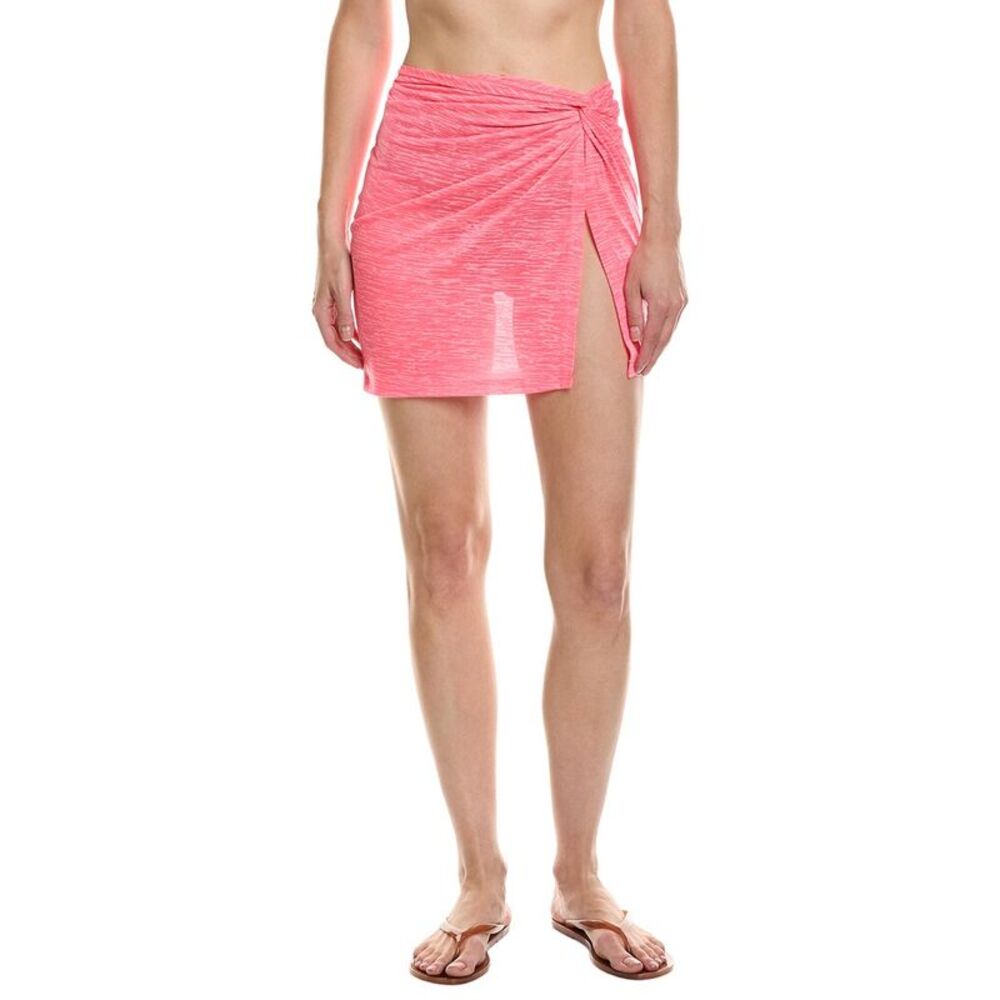 Pitusa Womens  Sarong Mini Skirt, Pink